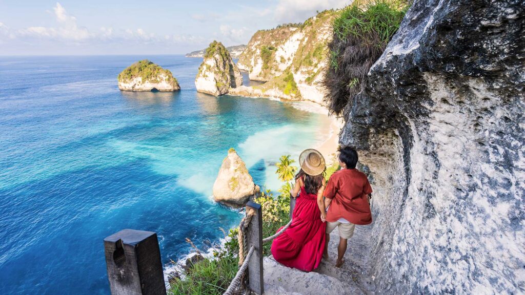 Couple in nusa Penida Bali