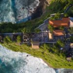 arial view uluwatu temple