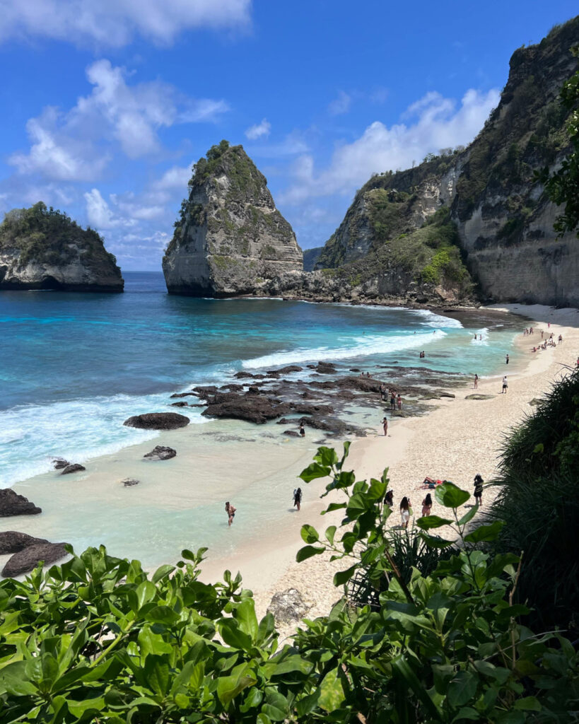 nice beach nusa penida