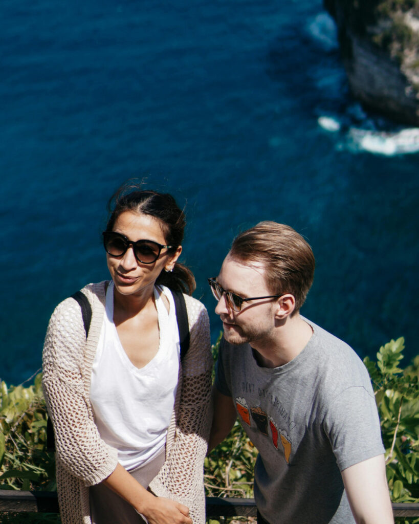 2 people in nusa penida island