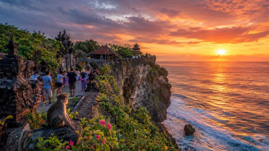 South Bali Tour featuring beaches and Uluwatu Temple