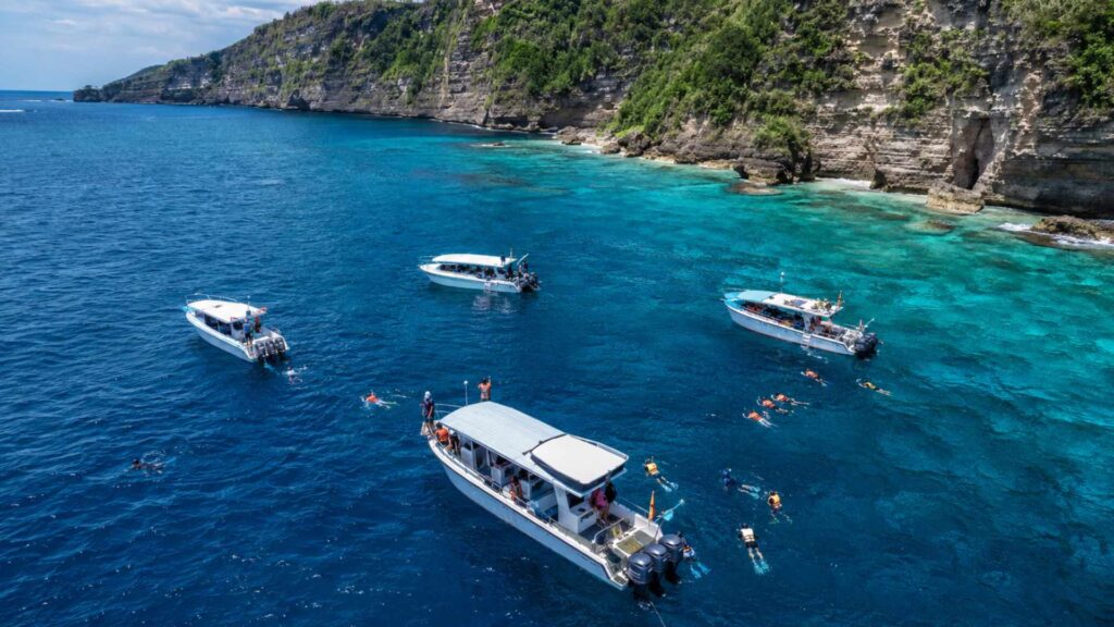 boat snorkling nusa penida